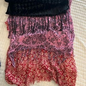 Three Accent Scarves